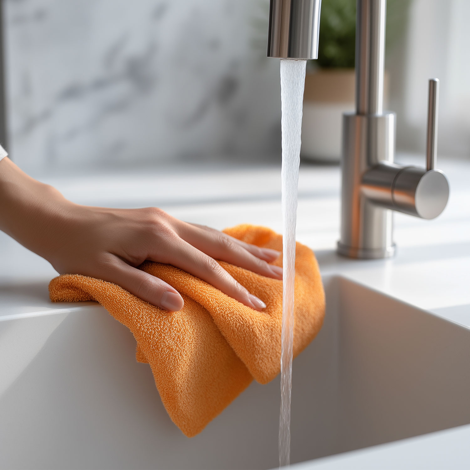 Cómo prevenir y eliminar las manchas de té, café y vino en los fregaderos blancos